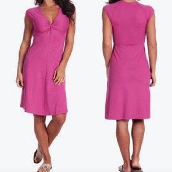 Patagonia Pink Seabrook Bandha Dress - Size Medium - Picture 1 of 5